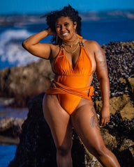 Orange Crush One-Piece Swimsuit